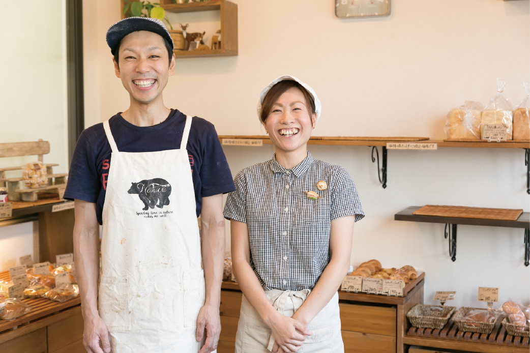 パン屋で楽しむ